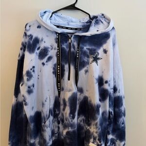 Dallas Cowboys DKNY half-zip hoodie